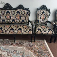 مبل سلطنتی ۹ نفره|مبلمان خانگی و میز عسلی|سلماس, |دیوار