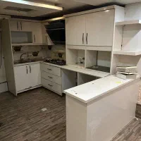 کابینت ام دی اف همراه با گاز و هود
