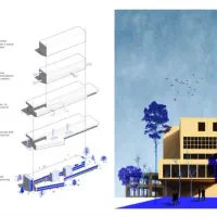 پایاننامه معماری،طراحی معماری،اتوکد،رندر و نما