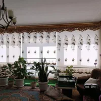 زبرا دومکانیزم گلدوزی حاشیه دار|پرده، رانر، رومیزی|قم, شهید رجایی|دیوار