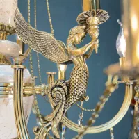 لوستر ملــائکه نــه شعله/تعویض لوستر کهنه با نو