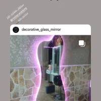 انواع آینه های بک لایت با آینه درجه یک اردکان|آینه|آران و بیدگل, |دیوار