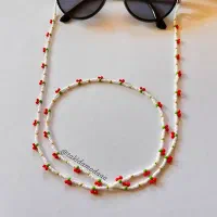 دستبند گردنبند بند عینک وسفارش رنگ ومدل دلخواه.