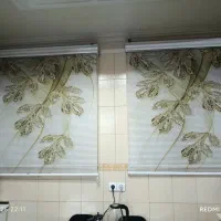 دوتا پرده زبرا دو مکانیزه نو قیمت هردو باهم ۳۲۰۰|پرده، رانر، رومیزی|کویرات, |دیوار