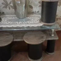 جلومبلی بزرگ با4عددکوچک درحدنو|مبلمان خانگی و میز عسلی|رباطکریم, رباطکریم|دیوار