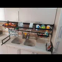 ابچکان پشت پنجره آبچکان رومیزی استیل اصل|آب‌چکان و نظم‌دهنده ظروف|قدس, شهر‌قدس|دیوار