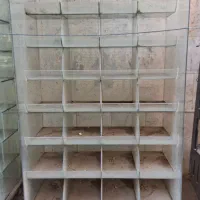 ویترین شیشه ای ۲ عدد