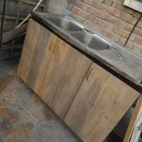 سینک با کابینت زیرش