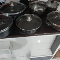۶عدد قابلمه و ماهیتابه ووگاتی