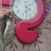 ساعت دیواری طرح علامت سوال قرمز