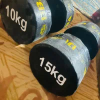 دامبل ۱۵ کیلو و۱۰ کیلو