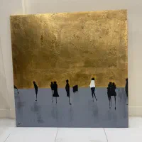 تابلو نقاشی ورق طلا