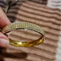 تکپوش و النگوی نقره سایز۴ نو|جواهرات|قم, باجک دو|دیوار