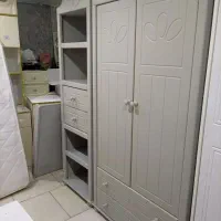 سرویس نوجوان توسی تحت کمد پایتختی|تخت و سرویس خواب|ملارد, |دیوار