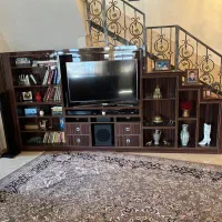 دکور چوبی،کتابخونه،میزتیوی