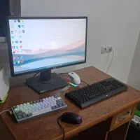 سیستم گیمینگ کامل همراه کیس مانیتور وموس کیبورد|رایانه رومیزی|اهواز, اسلام آباد شرقی|دیوار