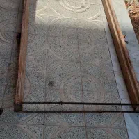 حراج یک چهار چوب فلزی درب چوبی اطاق