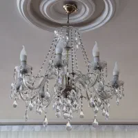 لوستر ۸ شاخه کزیستالی