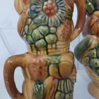 ظروف سفالی با قدمت ۵۰ ساله|کلکسیون اشیاء عتیقه|گرگان, |دیوار