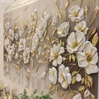 تابلو نقاشی طرح گل|تابلو، نقاشی، عکس|تهران, جنتآباد شمالی|دیوار