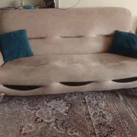 مبلمان راحتی هفت نفره با پرده ست مبل