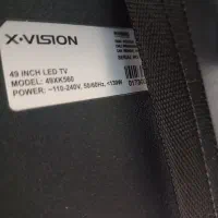 تلویزیون ال ای دی 49 اینچ ایکس ویژن در حد نو|تلویزیون و پروژکتور|اراک, |دیوار