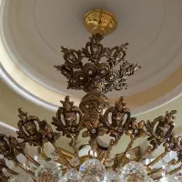 لوستر برنز نو|لوستر و چراغ آویز|قرچک, شهرک طلائیه|دیوار