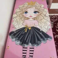 پارچه روتختی دخترانه با روبالشتی
