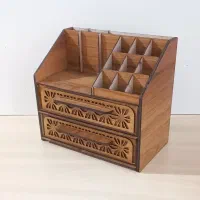 استند لوازم آرایشی کشودار چوبی  ۵۶۸۰۰۰ ت