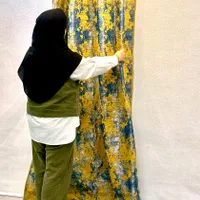 پرده آماده ۴۵۵۴|پرده، رانر، رومیزی|قم, انسجام|دیوار