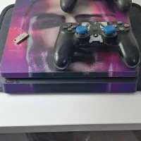 PS4 slim پی اس فور اسلیم کارکرده دو دسته|کنسول، بازی ویدئویی و آنلاین|اردبیل, |دیوار