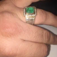 انگشتر جواهر  زمرد  پنج شیر افغانستان  رنگ خاص|جواهرات|خمینی‌شهر, |دیوار