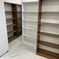 کتابخانه و قفسه پنج طبقه