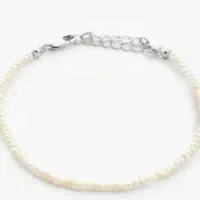 دستبند مروارید پرورشی اصل.با۳ سانت زنجیر ۲۱ سانت|بدلیجات|قدس, شهرقدس|دیوار