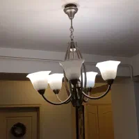 لوستر پنج شعله|لوستر و چراغ آویز|تبریز, |دیوار