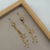 گوشواره طرح طلا رنگ ثابت|بدلیجات|دزفول, |دیوار