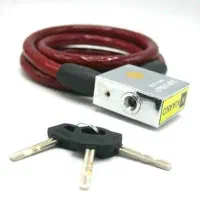 قفل دوچرخه قفل موتور دیسک کابلی زنجیر ضد برش