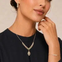 سرویس طلا بدون نگین