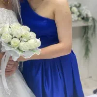 لباس مجلسی ،پیراهن مجلسی آبی کاربنی