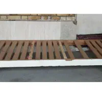 تخت خواب یکنفره ، لباس عروس ، قاب پشت کوییک و اطلس