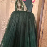 لباس مجلسی دخترونه مزون دوز سفارشی  ۷ تا ۹ سال