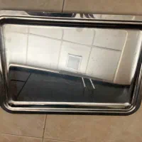 تعدادی سینی و دیس استیل قدیمی پنجاه ساله