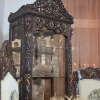 مبل ۹ نفره کله شیری با ویترین