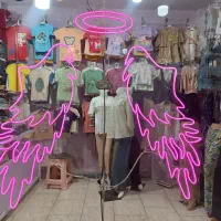 تابلو نئون طرح بال فرشته