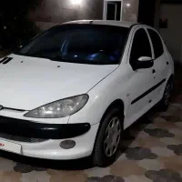 پژو ۲۰۶ تبپ ۲ رنک سفید ۱۰ ماه بیمه|خودرو سواری و وانت|برخوار, |دیوار