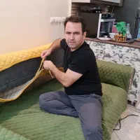 کاور مبل دکوراتیو ( مطلسه / نسل جدید پیراهن مبل )