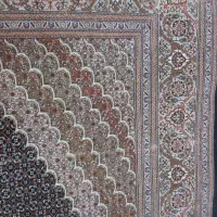 فرش دستباف سرمه ای ریزماهی خوی|فرش|اردبیل, |دیوار