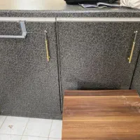 کابینت بدنه گالوانیزه درب هایگلس سینک شیر اهرمی|مصالح و تجهیزات ساختمان|گرگان, |دیوار