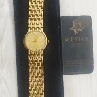 ساعت westar قدیمی دارای 18k gold