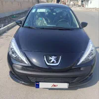 پژو207پانوراماارتقایافتهمشکی متالیک صندلی چرم